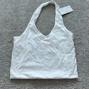 Klassy Network White Halter Top